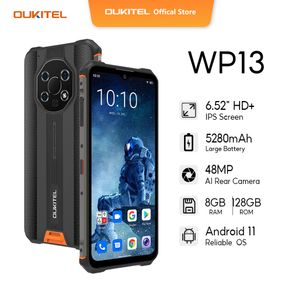 OUKITEL WP13 5G（8GB+128GB  Rugged Handphone Android 11 NFC 5280mAh 6.52''HD+ SmartPhone 48MP MT6833）Mobile phone