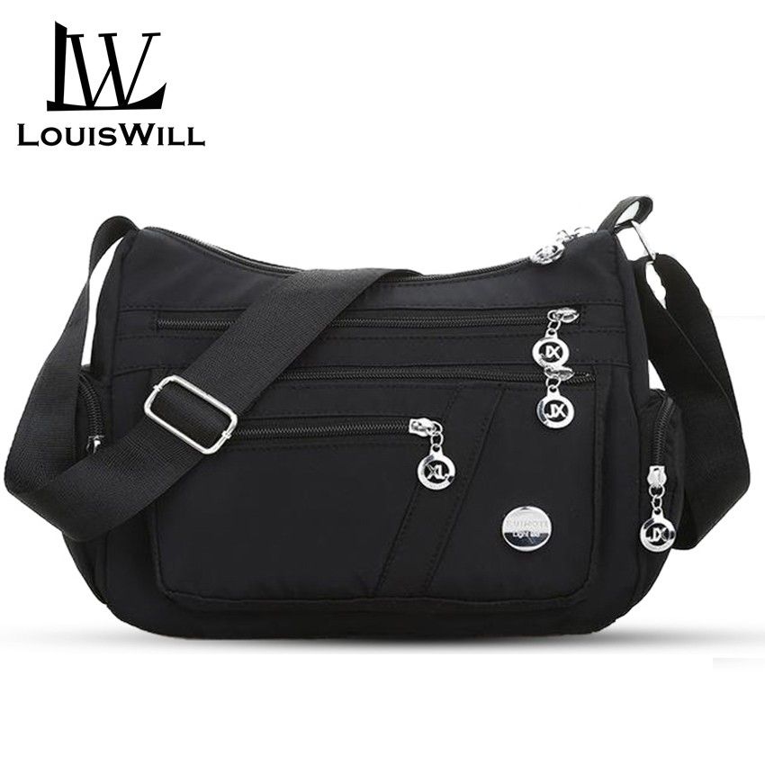 LouisWill Women Sling Shoulder Bag Crossbody Handbag Waterproof