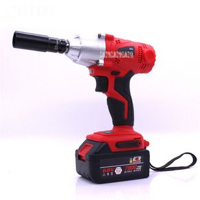 VT501 Electric Power Wrench Brushless Motor Air Impact Wrench Portable Electric Charging Spanner 7800mA/15000mA 100W 110-240V