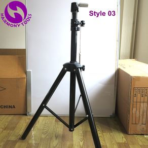 Adjustable Head Stand Tripod Holder Mannequin Tripod for Hairdressing Training