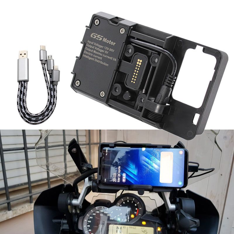 Mobile Phone Holder Motorcycle Bmw Gs 1250 - Usb Charger Mobile Phone  Holder Stand - Aliexpress