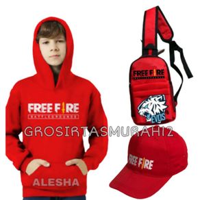 0 Free Fire Hoodie Children's Sweater Jacket