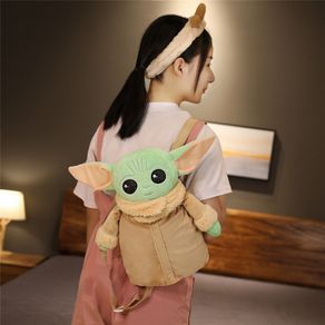 Star Wars Baby Yoda Anime Figure Plush Backpack Bag Schoolbag Toys Children Gift Toys