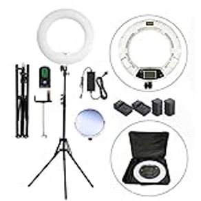 Yidoblo FE-480II Led Ring Lamp 5600K Remote Control Photo Video Studio Makeup Ring Light With Photographic Lighting