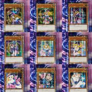 Yu Gi Oh Dark Magician Girl Buy 16 Cards and Get These 2 Free DIY Toys Hobbies Hobby Collectibles Game Collection Anime Cards