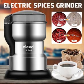 110V 350W Commercial Stainless Coffee Grinder Electric Grind Espresso  Coffee Maker Machine