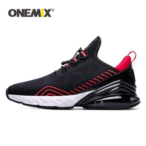 ONEMIX 2022 Sneakers Men Running Shoes Sports Cushioning Breathable Knitted Mesh Women Outdoor Original Authentic Athletic Shoes