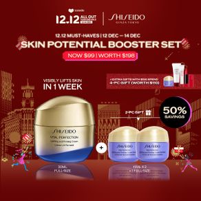 (12-14 Dec) Shiseido Skin Potential Booster Set at $99 (worth $198)