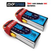 DXF 3500mAh 14.8V 100C-200C Lipo battery 4S XT60/DEANS/XT90/EC5 For AKKU Drone FPV Truck four axi Helicopter RC Car Airplane