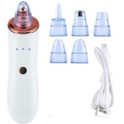 Portable USB Rechargeable Pores Vacuum Electric Face Pore Cleaner Blackhead Remover Acne Suction Facial Cleaning Tool