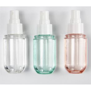 40ml Spray Perfume Bottle Empty Shampoo Lotion Clear Vial Refillable Liquid Press Pump Bottle Travel Cosmetic Makeup Container