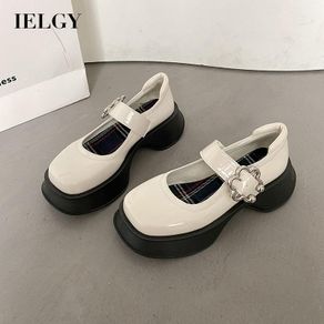 IELGY Muffin women's shoes thick bottom with flat female sandals