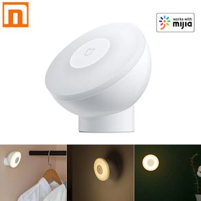 Xiaomi Mijia Night Light 2nd Bluetooth Version Magnetic Attraction Night Lamp 360 Rotating Adjustable Infrared Body Sensor
