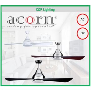 "Acorn Futuriste AC-309 2 Blades 56"" Ceiling Fan with LED and Remote"
