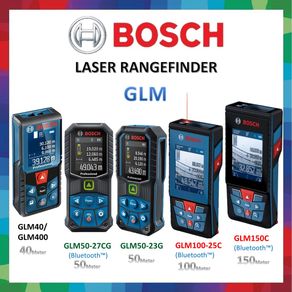 BOSCH Laser Rangefinder / Laser Measure GLM 40 / GLM50-23G / GLM50-27CG / GLM100-25C / GLM 150C