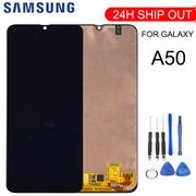 For Samsung Galaxy A50 SM-A505FN/DS A505F/DS A505 LCD Display Touch Screen Digitizer Assembly With Frame For Samsung A50 lcd