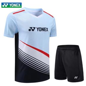 YONEX new badminton clothes men's and women's short sleeved tennis men's and women's sports training short sleeved breathable fast drying 601