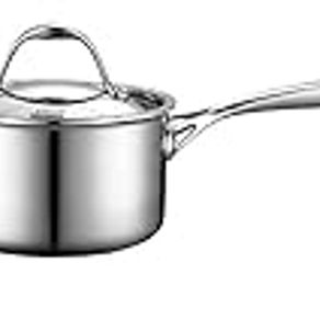 Cooks Standard NC-00217 Lid 1.5-Quart Multi-Ply Clad Stainless Steel Saucepan, 1-1/2-Quart, Silver