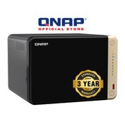 QNAP TS-664-8G 6-bay NAS with Intel Celeron CPU, 8GB RAM & 2 x M.2 Slot. 3-year SG warranty