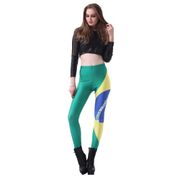 2020 Brazil flag Style Women Leggings High Waist Legging Winter Printed Women Pants Slim Fitness Leggins Sexy Gym Clothes