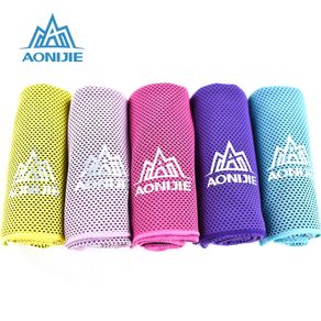 2pcs AONIJIE 4041 Instant Cooling Towel Quick Drying Mesh Beach Fitness Gym Yoga Running Camping Absorbent Chilly Swimming Towel
