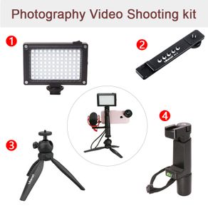 Phone Video Stabilizer Handheld Smartphone Video Shooting Equipment Filming Video Live Streaming Mount Holder Grip Tripod
