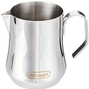 DeLonghi 5513292881 Milk Pitcher Frothing Jug 400ML (Silver)