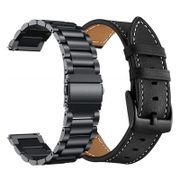 for Samsung Galaxy Watch active 2 44mm 40mm Band Sets Stainless Steel and leather Bracelet Strap for Galaxy Watch 42mm Gear s2