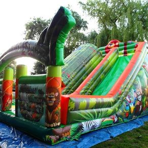 China Guangzhou manufacturers selling slides inflatable castles