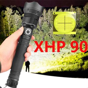 Xhp90.2 High Quality Usb Rechargeable Led Flashlight 18650 or 26650 Battery Zoomable Torch Aluminum Waterproof Lantern
