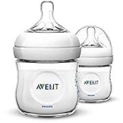 Philips Avent Natural Baby Bottle 125ml/4oz, 0m+ , Pack of 2