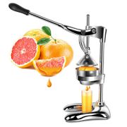 HIMOSKWA Stainless Steel Citrus Fruits Squeezer Orange Lemon Manual Juicer Commercial Fruit Pressing Machine Hand Press Juicer
