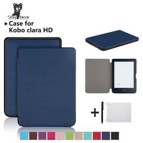 TPU Case for Kobo Clara HD 6 Inch Ereader cover for Kobo N249 Soft  Protective Shell /skin PU Leather Auto Sleep/ wake Funda - AliExpress