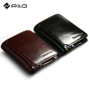 Bullcaptain Wallets Men, Mini Small Men's Wallet