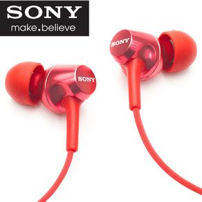 Original SONY MDR-EX255AP 3.5mm Wired In-ear Earphone Gaming Earbuds With Mic Handsfree Headphones For ios iPhone and Android Huawei/Xiaomi/oppo/vivo/Samsung