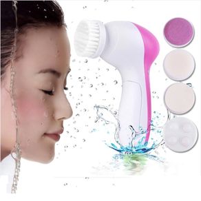 1pcs 5 In 1 Body Face Skin Care Cleaning Wash Brush SPA Facial Beauty Relief Massager Hot Selling New