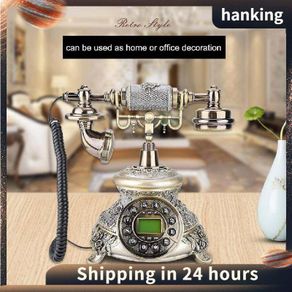 【hanking】Cheap Price Vintage Home Corded Office Telephone Retro Phone Caller ID Landline Answer Set