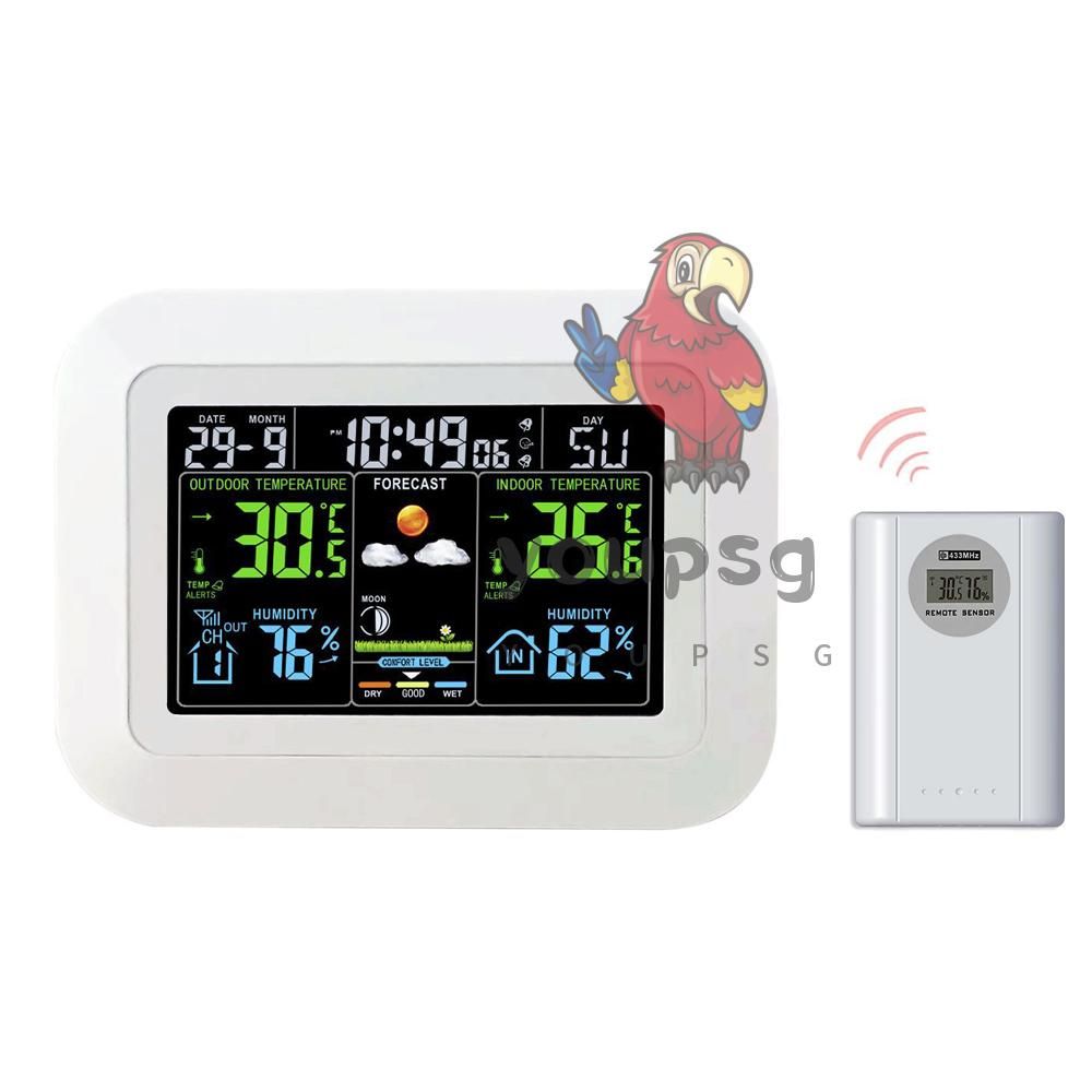 433MHz Wireless Weather Station With Forecast Temperature Digital  Thermometer Humidity SensorDigital Thermometer Humidity Sensor - AliExpress