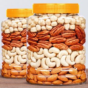 Kn39 ✨nuts✨Mixed Nuts500gNuts Canned Leisure and Healthy Snacks for Pregnant Women, No Sugar Added, Pure Dried Fruit Com