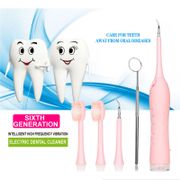 Electric Tooth Cleaner Ultrasonic Sonic Dental Scaler Tooth Calculus Remover Cleaner Tooth Stains Tartar Tool Whiten Teeth Kit
