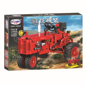 Weile Classical Handheld Tractor Building Blocks Compatible With Lego Technology Machinery Set Children's Assembled Model Toy Boy