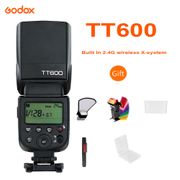 Godox TT600 2.4G HSS Wireless GN60 Master/Slave Camera Flash Speedlite Trigger For Canon Nikon Sony Pentax Olympus Fuji Lumix