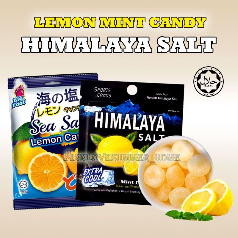BOX (12's X 15gm) Big Foot Himalaya Salt Candy HALAL