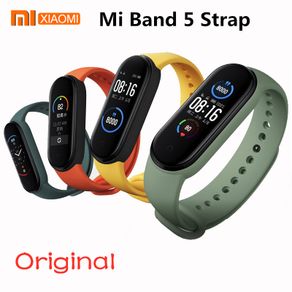 Original Xiaomi Mi Band 5 Strap Silicone Wristband Bracelet Xiaomi Mi Band 5 band Wrist Straps Xiomi Band 5