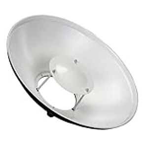 Fotodiox Pro 16in (40cm) All Metal Beauty Dish with Elinchrom Insert - Soft White Interior