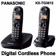 Panasonic Digital Cordless Phone Kx-Tg3612 Twin Handset