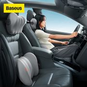 Baseus Car Headrest Waist Pillow 3D Memory Foam Seat Support for Home Office Neck Rest Breathable Car Back Lumbar Cushion