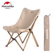 Naturehike Portable Aluminum Alloy Outdoor Camping Chair Indoor Garden Foldable Seat Fishing Picnic BBQ Folding Backrest Stool