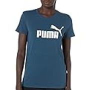 PUMA Women's Essentials Logo Tee, Dark Night