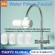 【SG READY STOCK】 XM Xiaomi Mijia Tap Water Purifier Kitchen Faucet Purifier Activated Carbon Percolator Water Rust Bacteria 4pc Replacement Filters